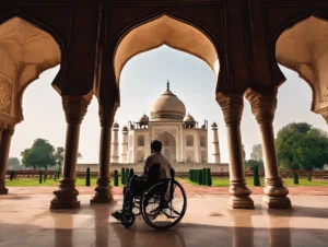 Exploring Agra in a Wheelchair