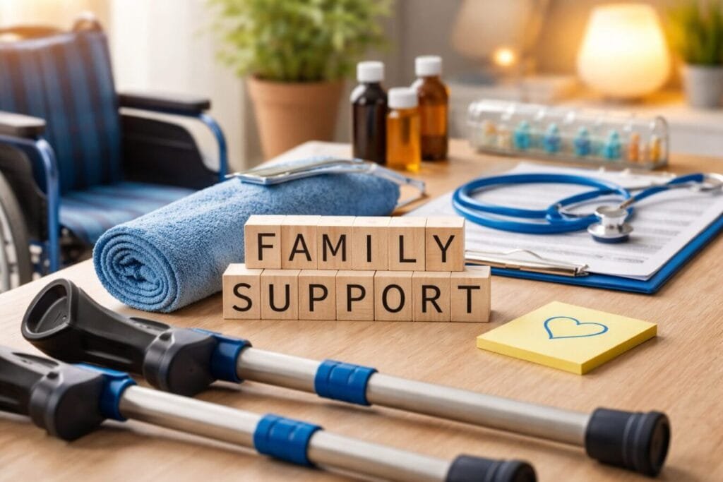 Family support in muscular dystrophy