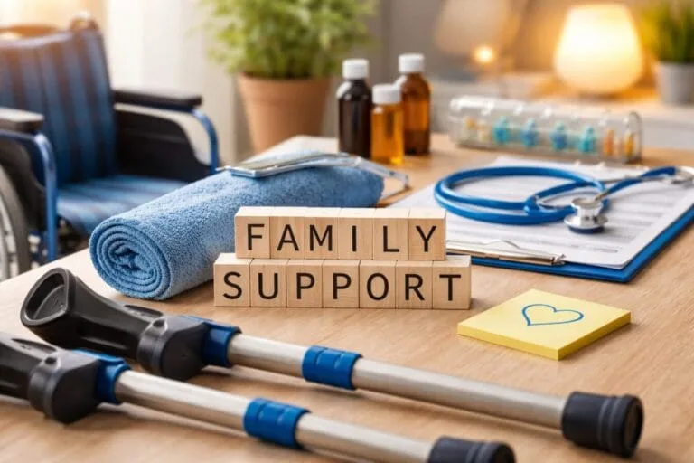Family support in muscular dystrophy