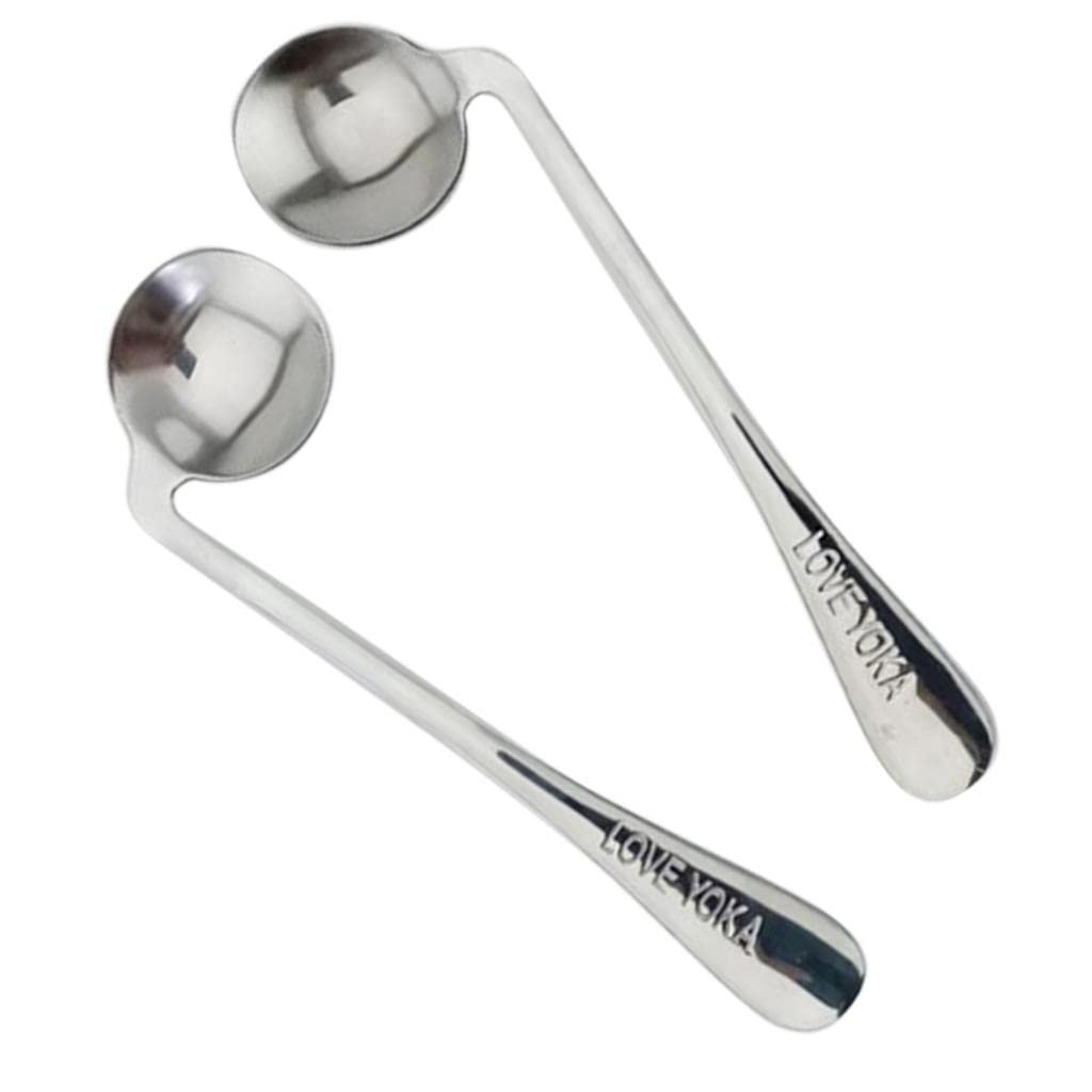 2-Piece Premium Stainless Steel Angled Spoon Set